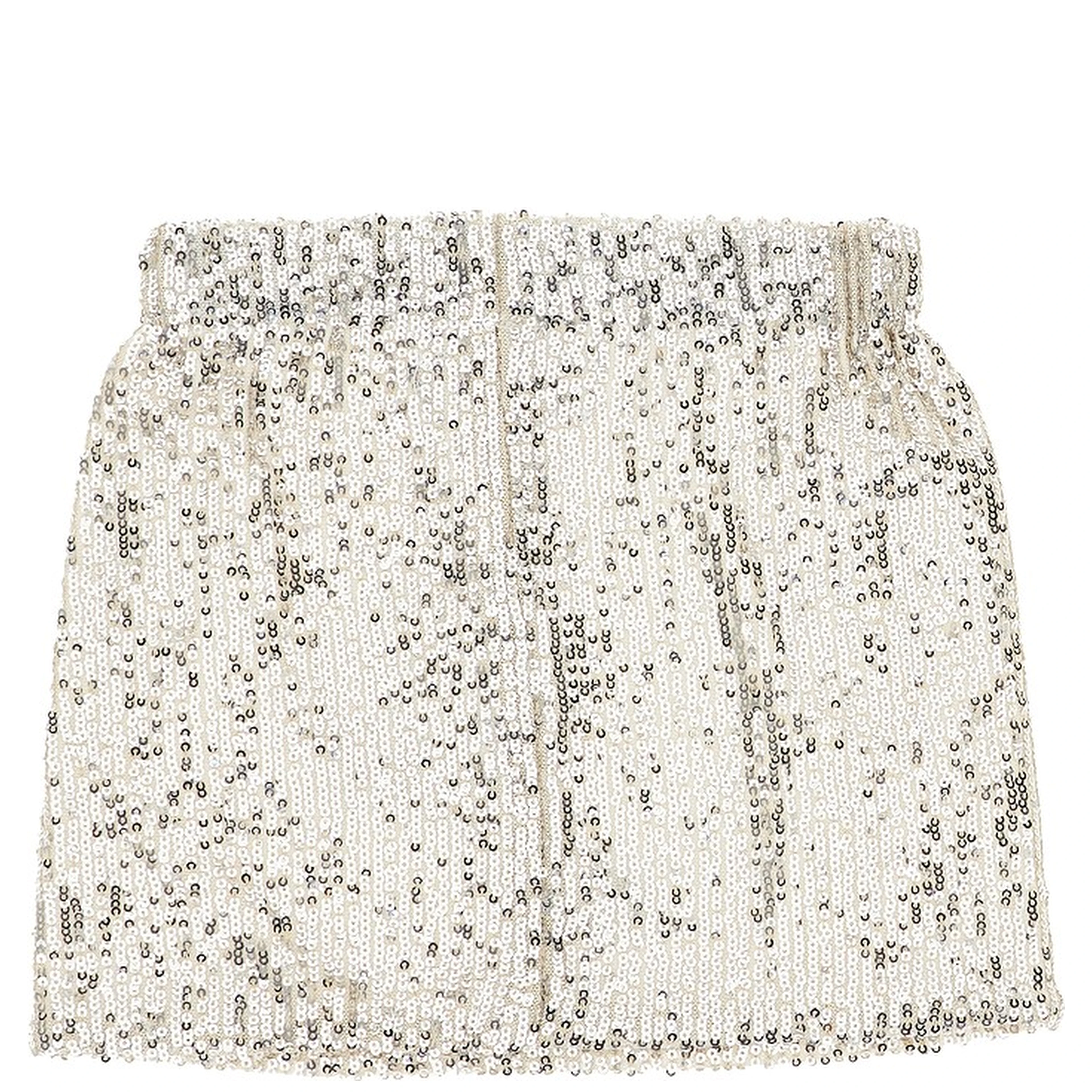 Sequinned mini skirt