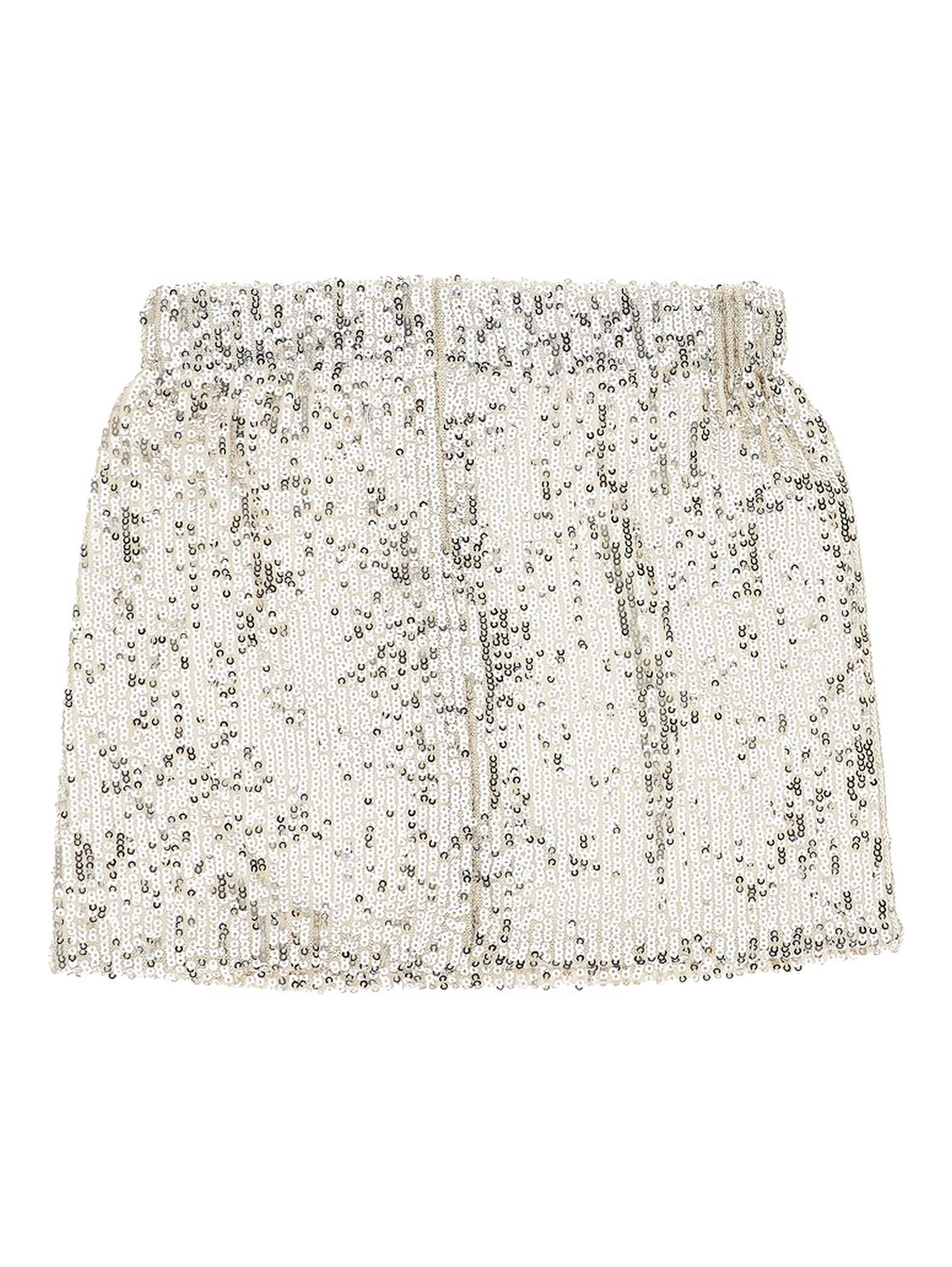 Sequinned mini skirt