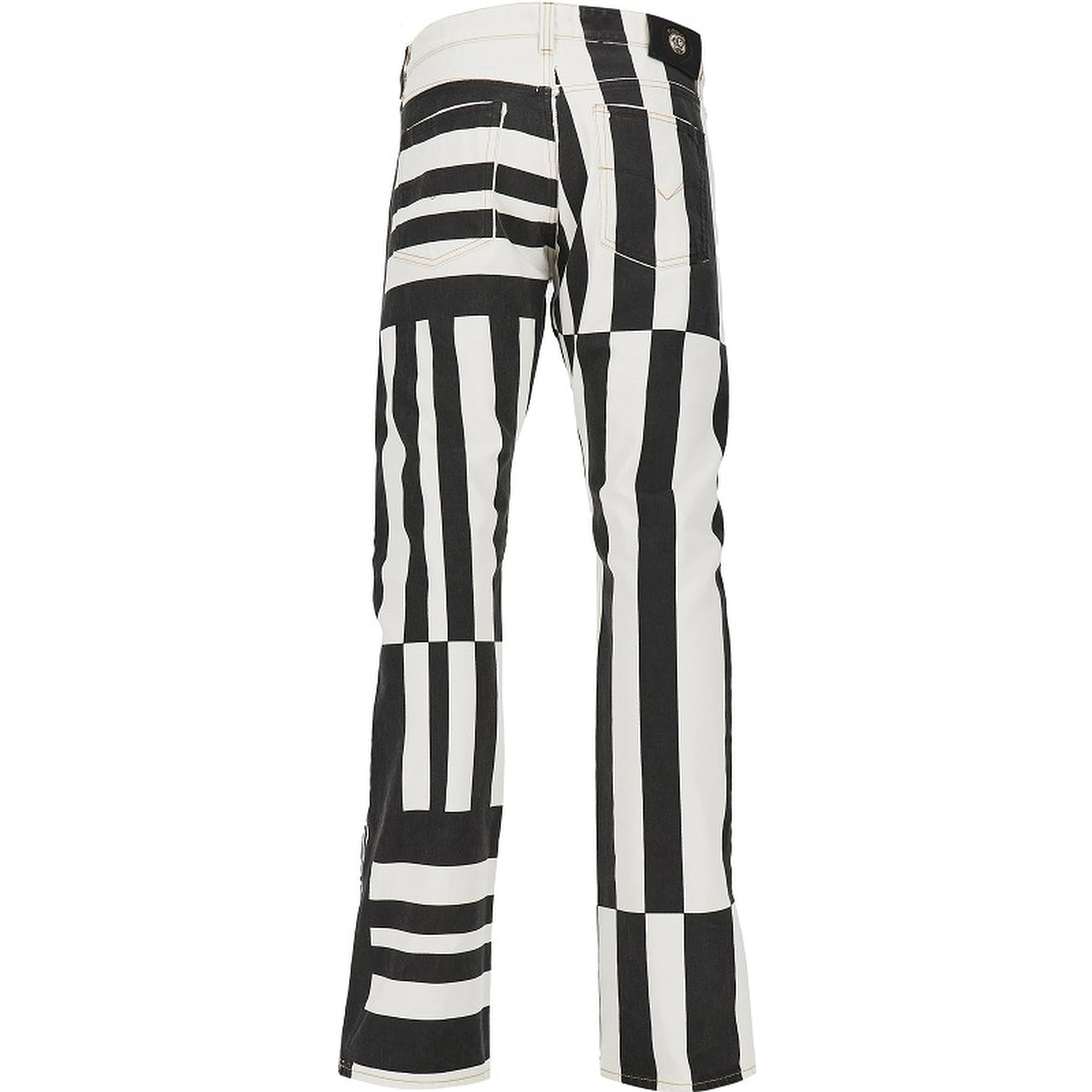 Denim jeans with Sylvester print
