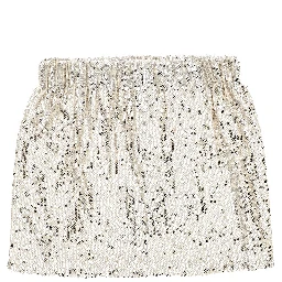 Sequinned mini skirt