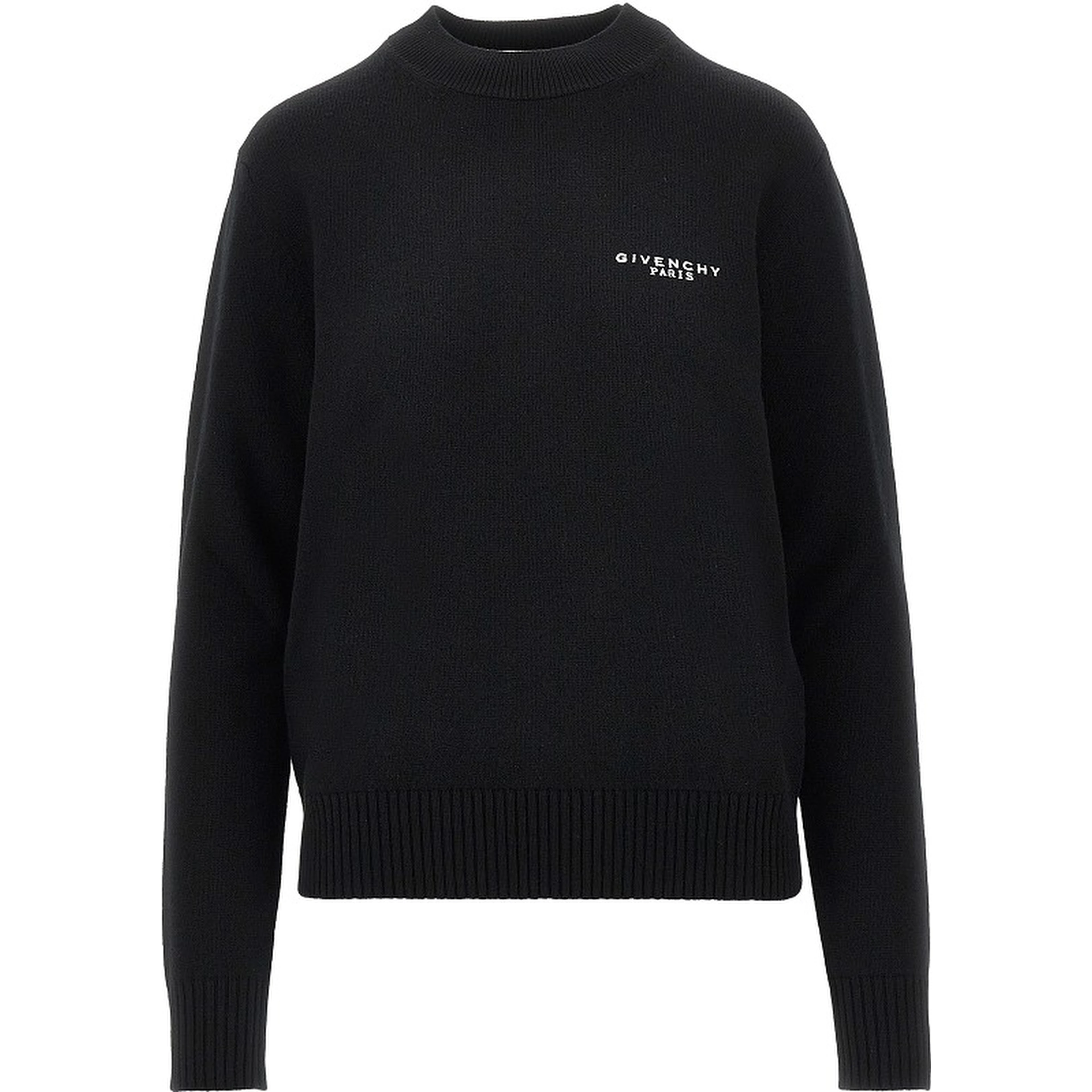 Cashmere and wool sweater with embroidery