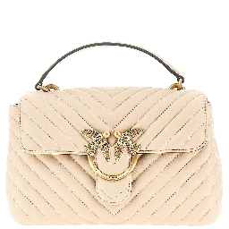 Chevron nappa leather mini Love Lady Puff bag