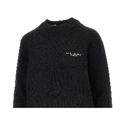 Cashmere and wool sweater with embroidery