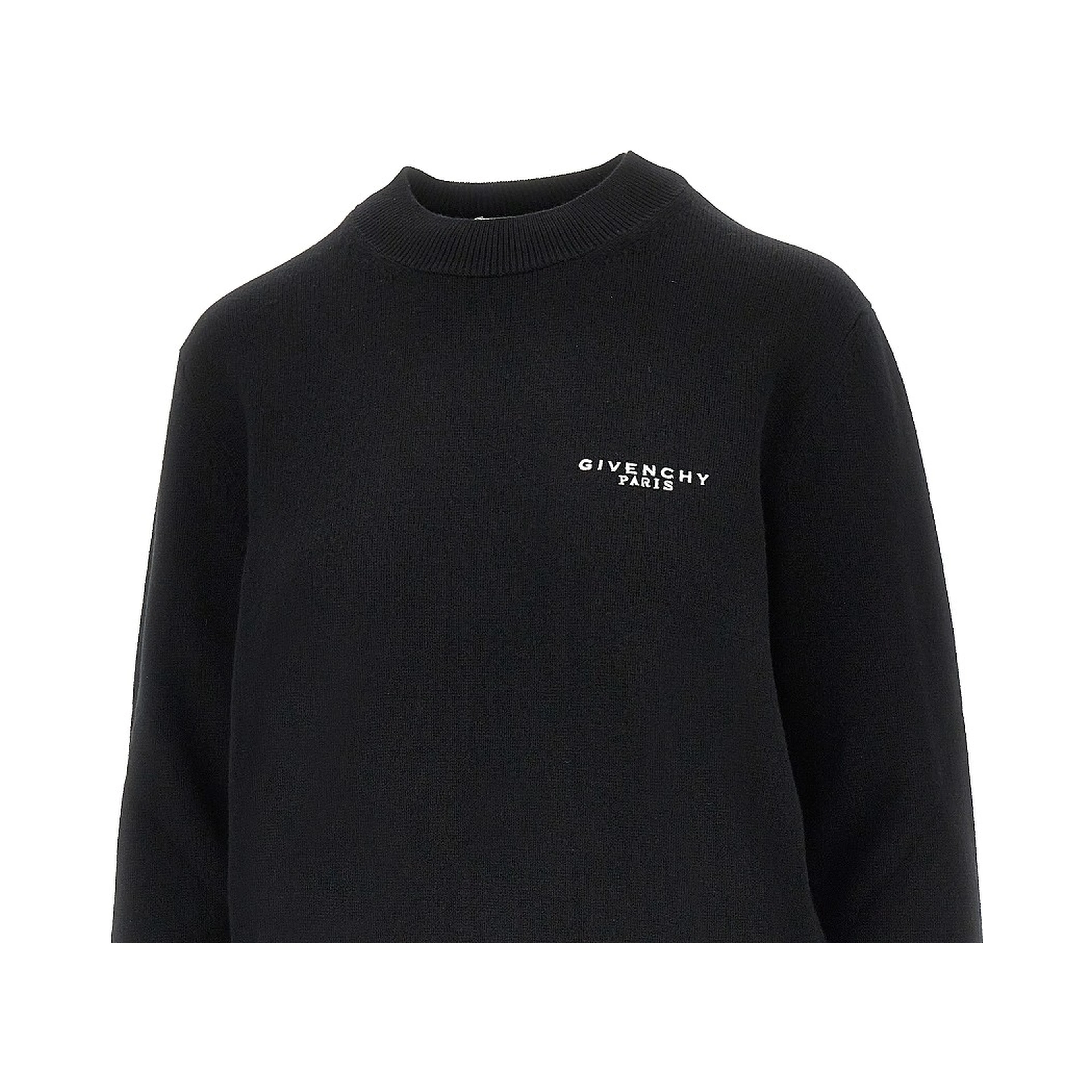 Cashmere and wool sweater with embroidery