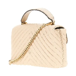 Chevron nappa leather mini Love Lady Puff bag