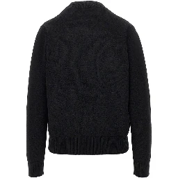 Cashmere and wool sweater with embroidery