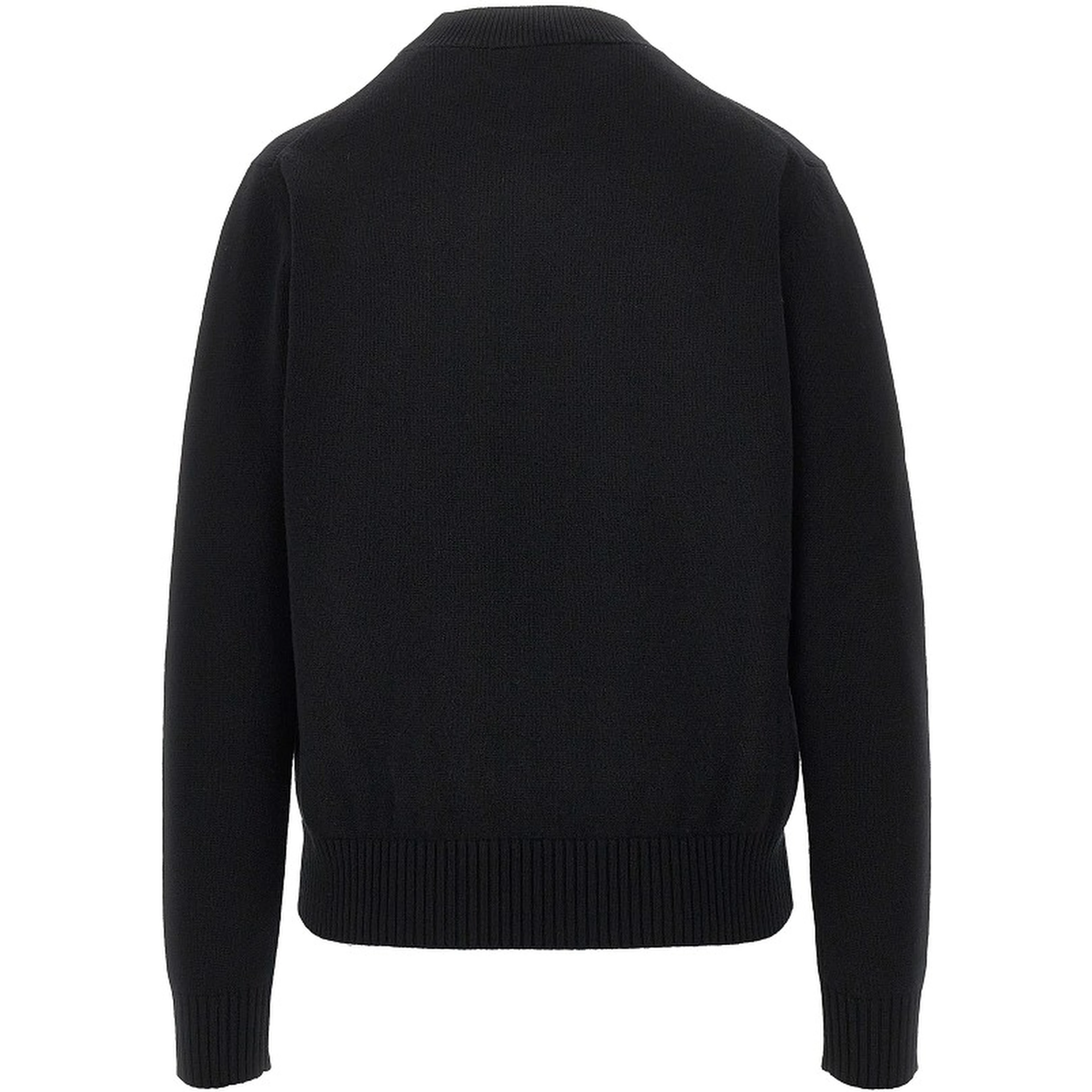 Cashmere and wool sweater with embroidery