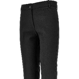 Viscose-blend crêpe pants