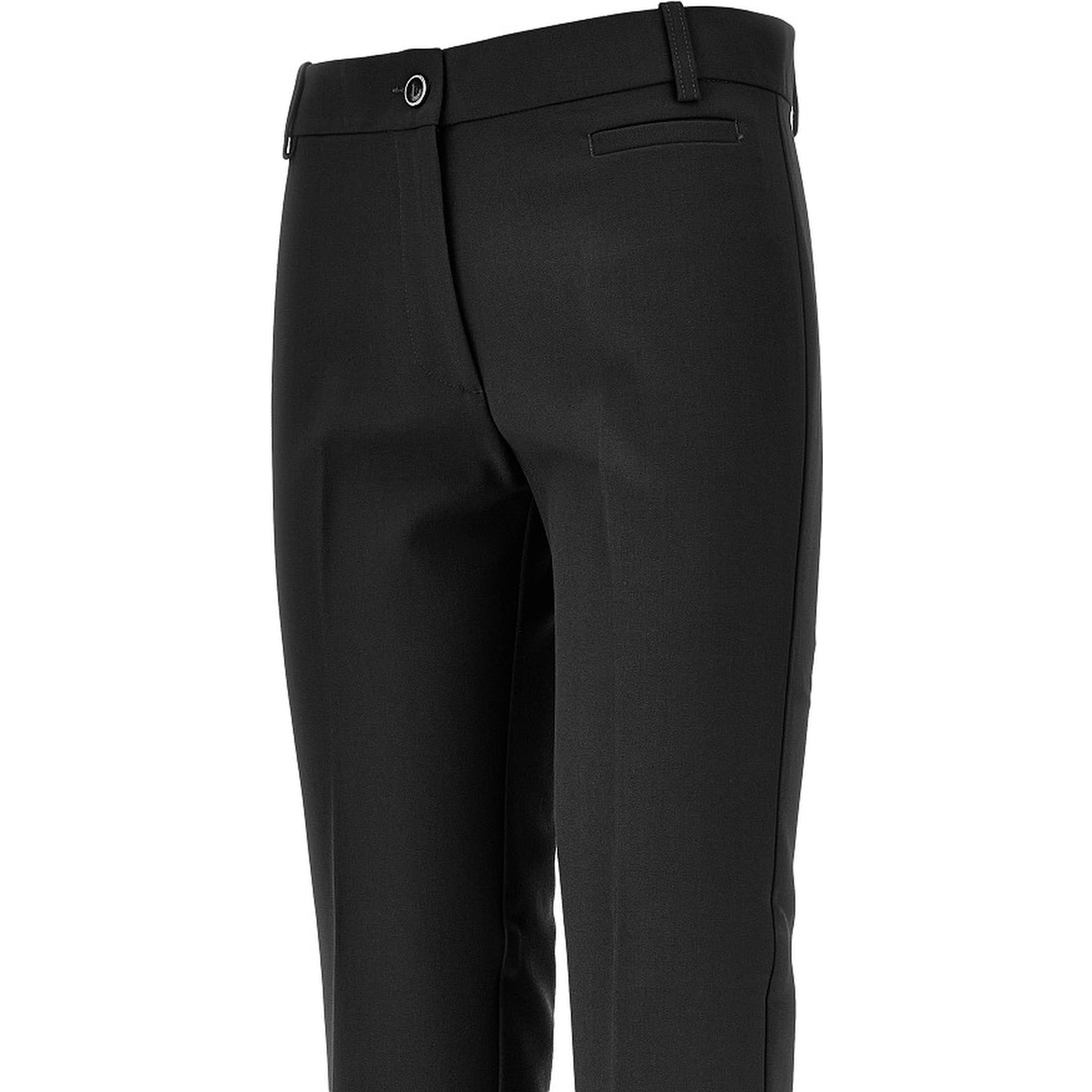 Viscose-blend crêpe pants