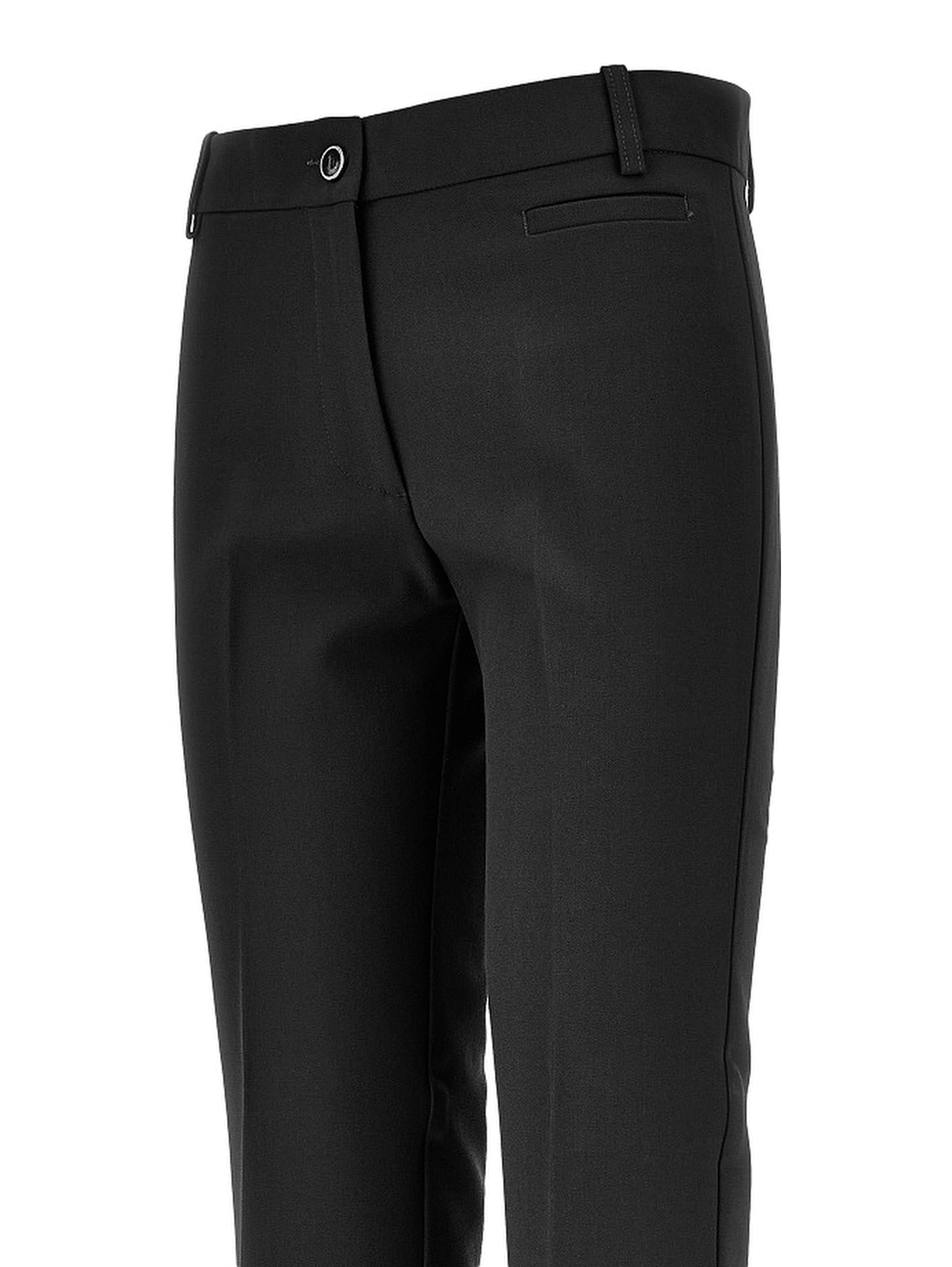 Viscose-blend crêpe pants
