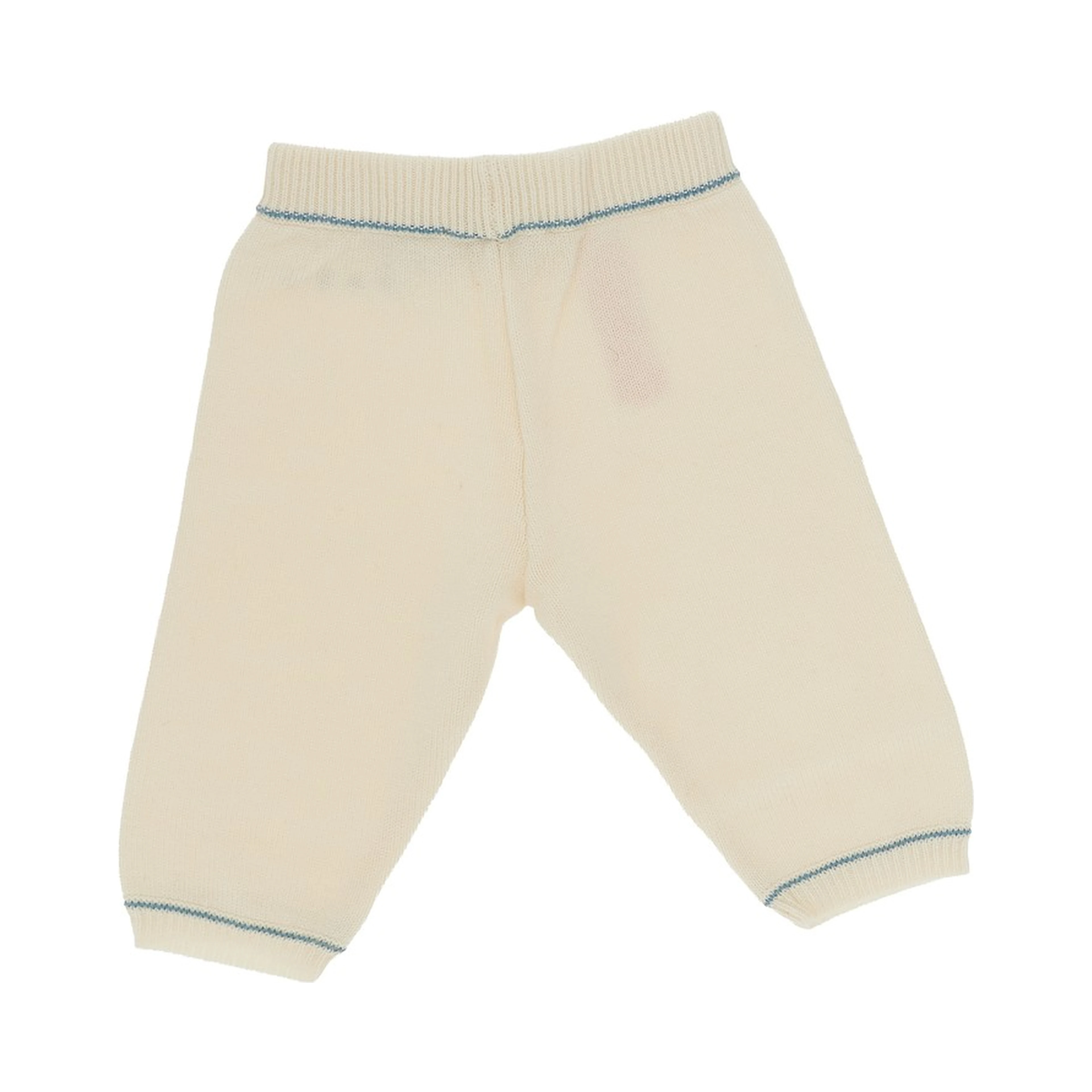 Logo embroidery knitted pants