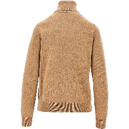 Lozenge cashmere turtleneck sweater