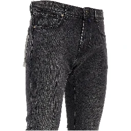 Stretch denim slim fit jeans