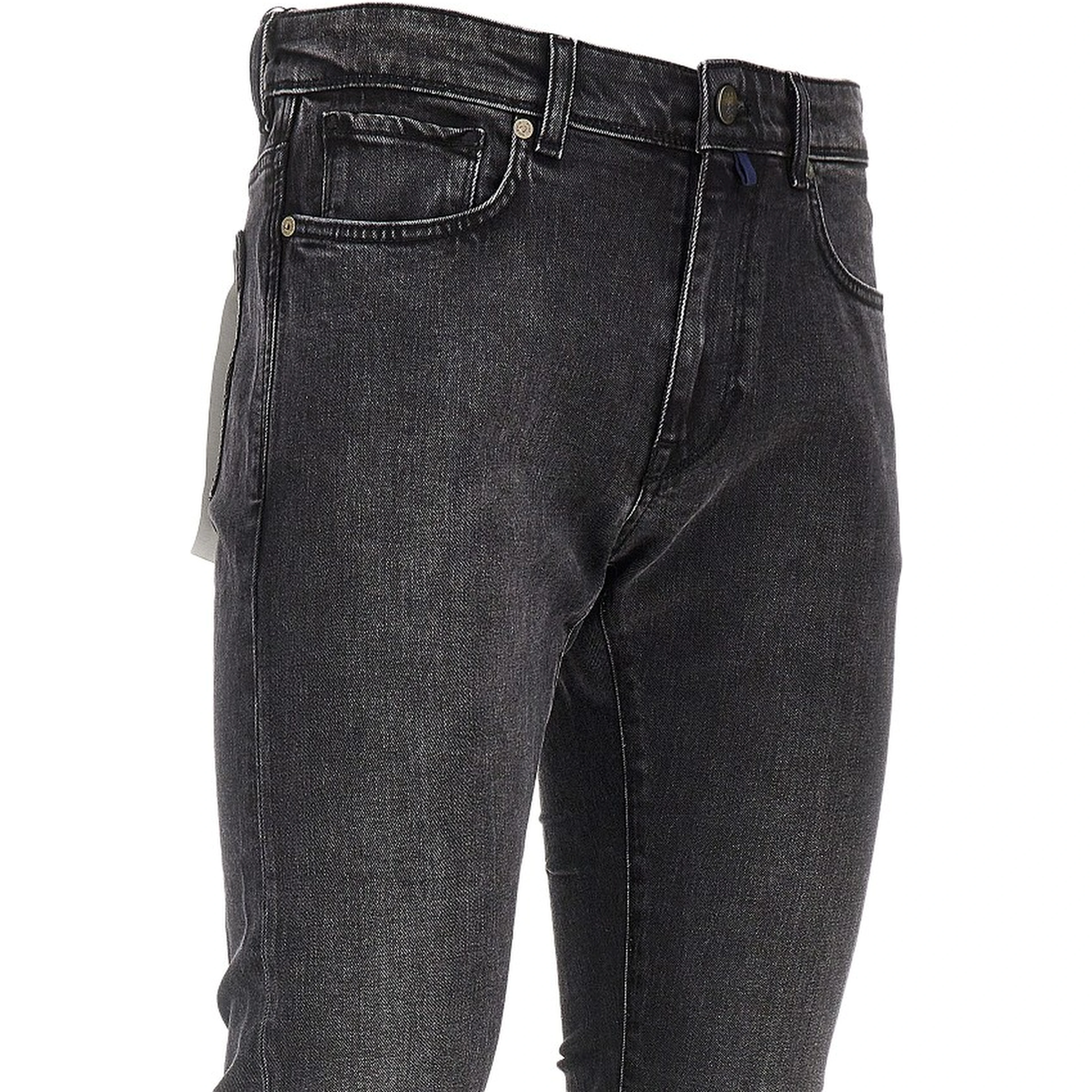 Stretch denim slim fit jeans