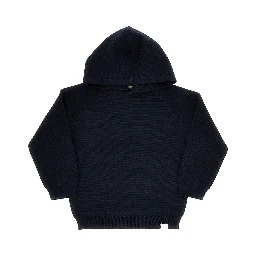 Knitted hoodie