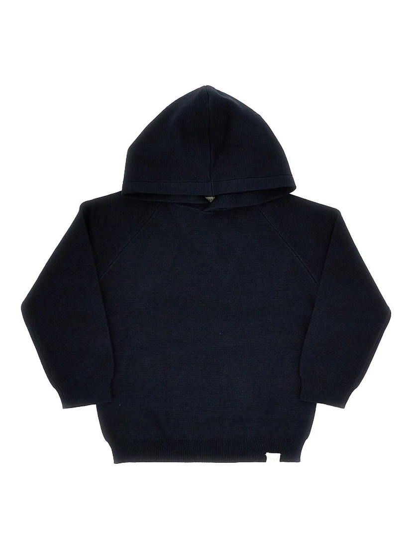 Knitted hoodie