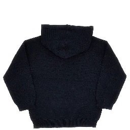 Knitted hoodie