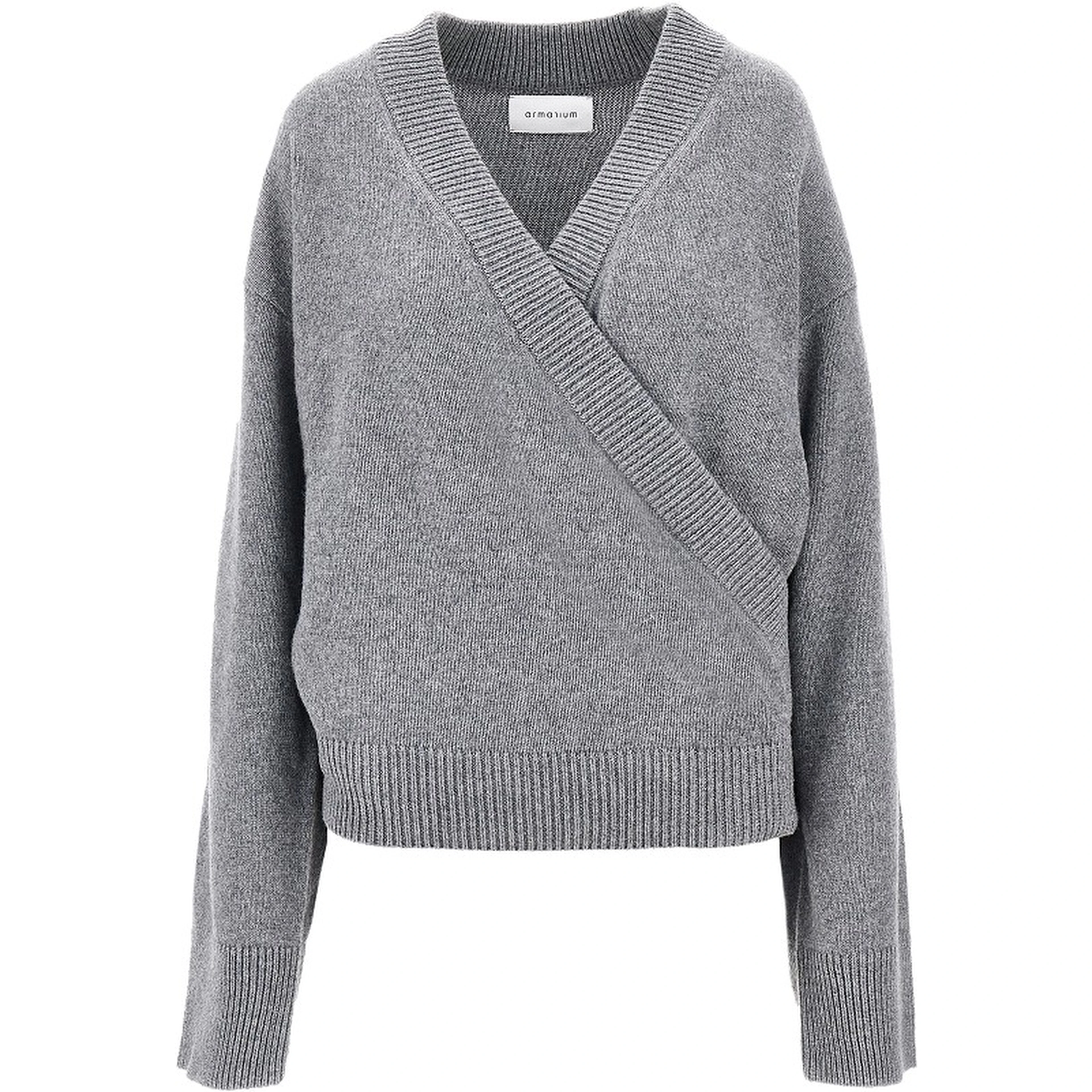 'Elenia' wool and cashmere cardigan