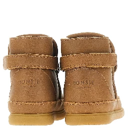 'Bear' leather baby boots