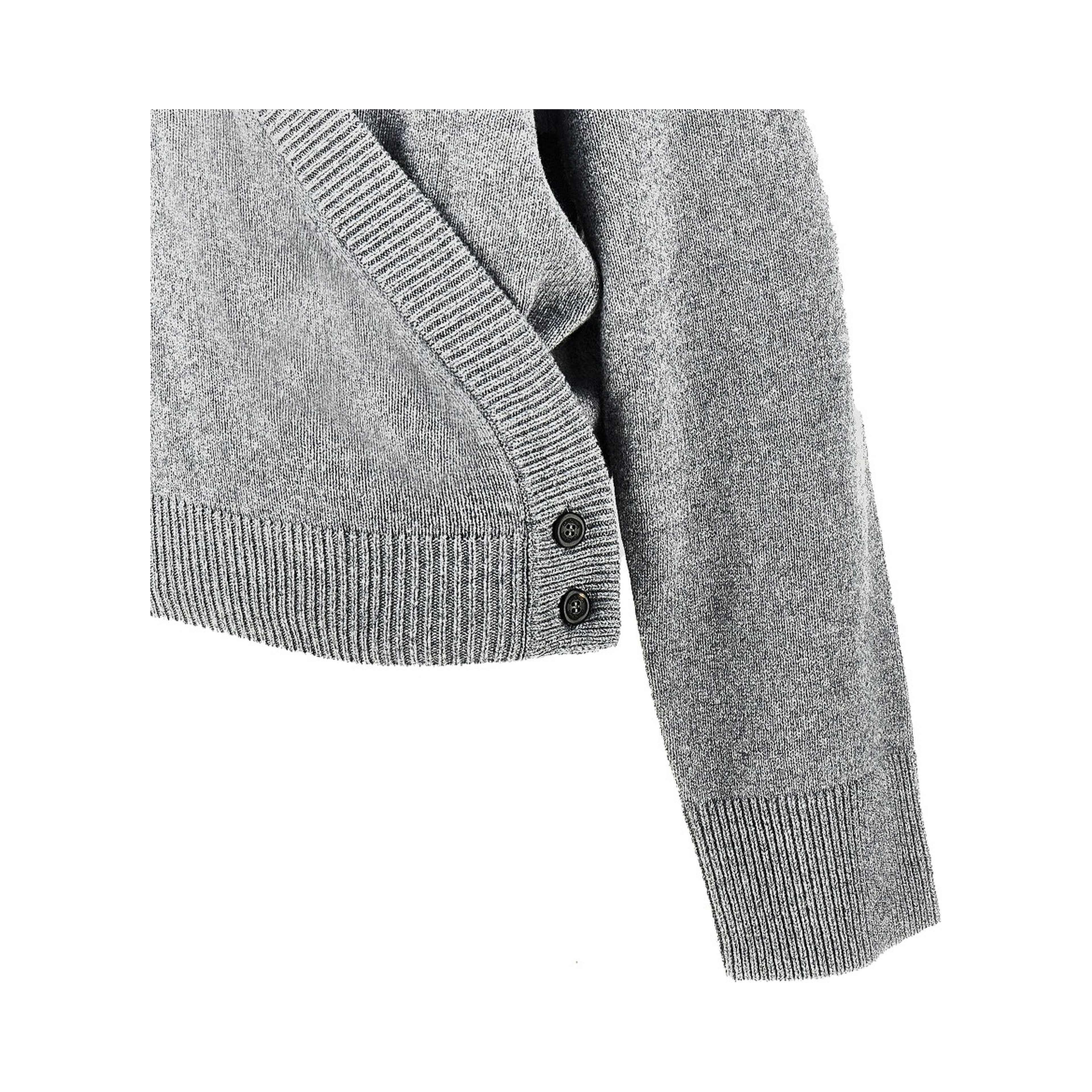 'Elenia' wool and cashmere cardigan