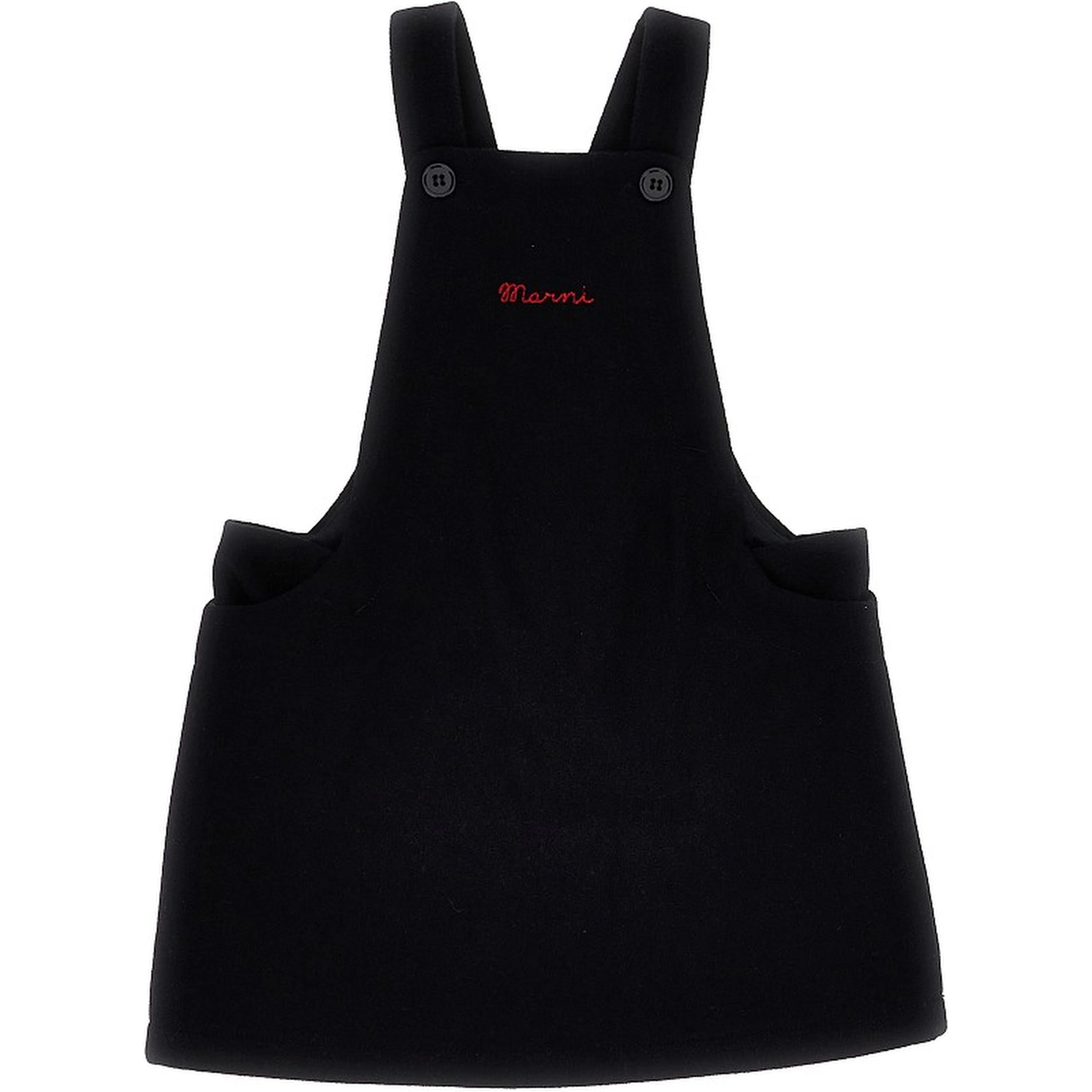 Cloth skirt overalls with logo embroidery