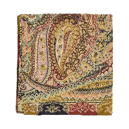 Paisley silk and wool shawl