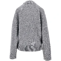 'Elenia' wool and cashmere cardigan