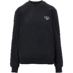 Crewneck sweatshirt with logo embroidery