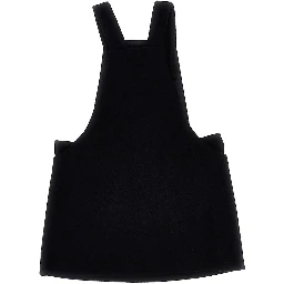 Cloth skirt overalls with logo embroidery