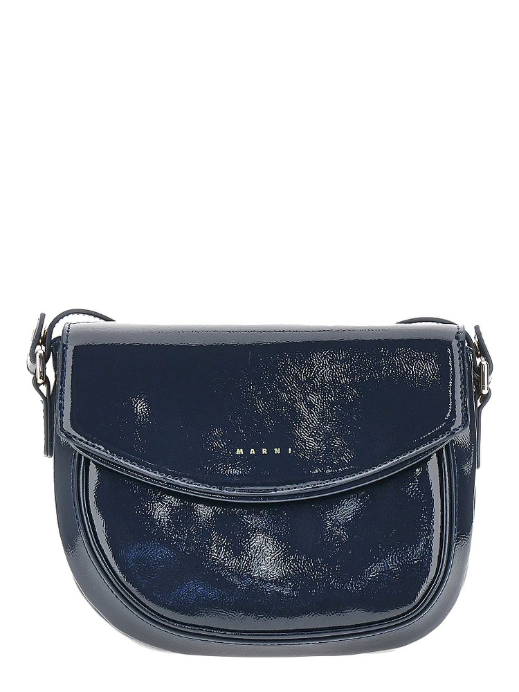 Faux leather crossbody bag