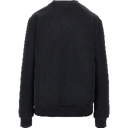 Crewneck sweatshirt with logo embroidery