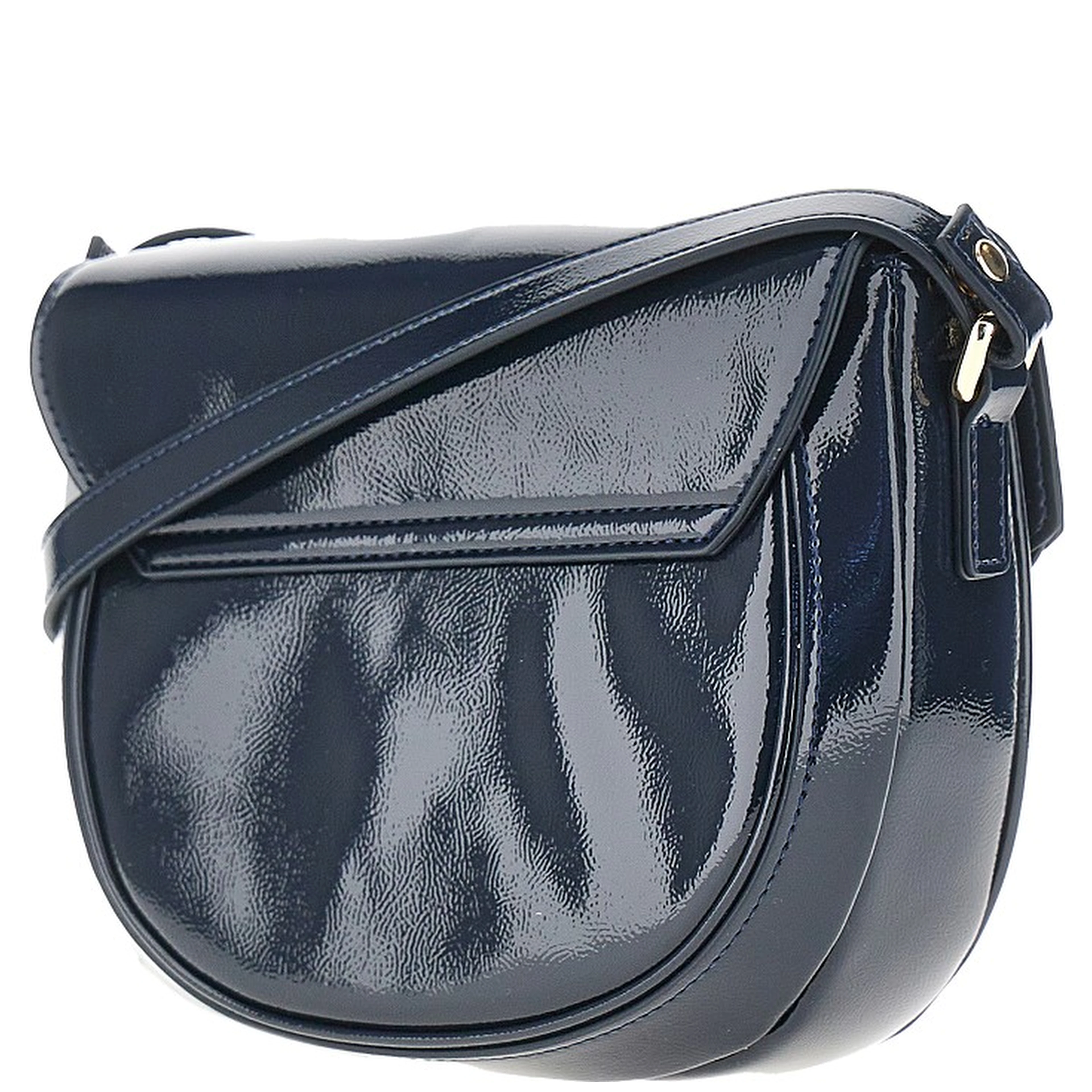 Faux leather crossbody bag