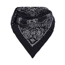 Wool scarf with Bandanda motif