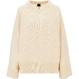 Wool and cashmere V-neck sweater