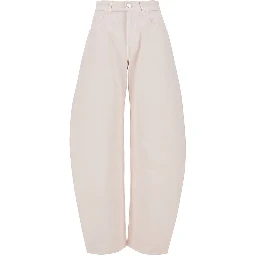 Denim rounded pants