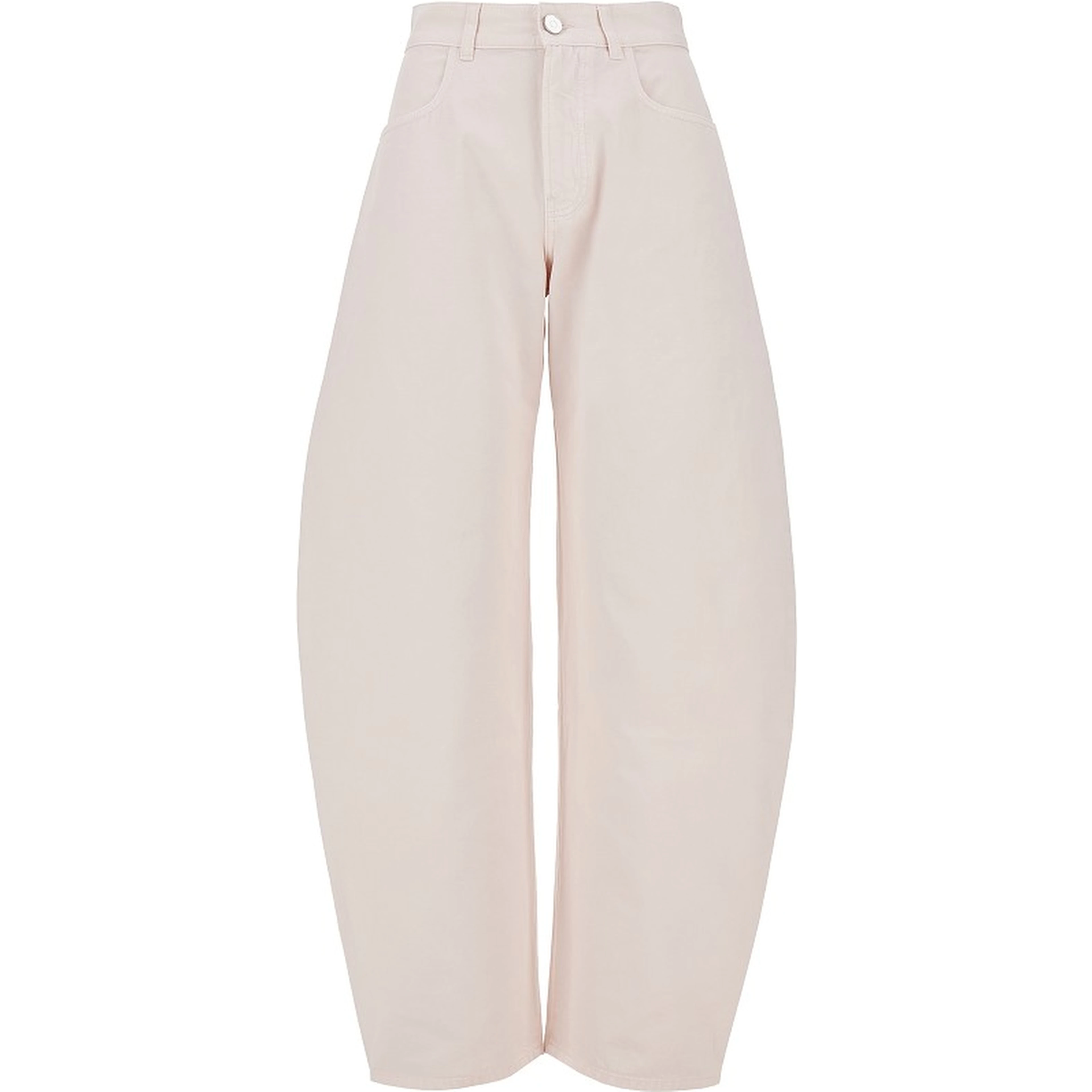 Denim rounded pants