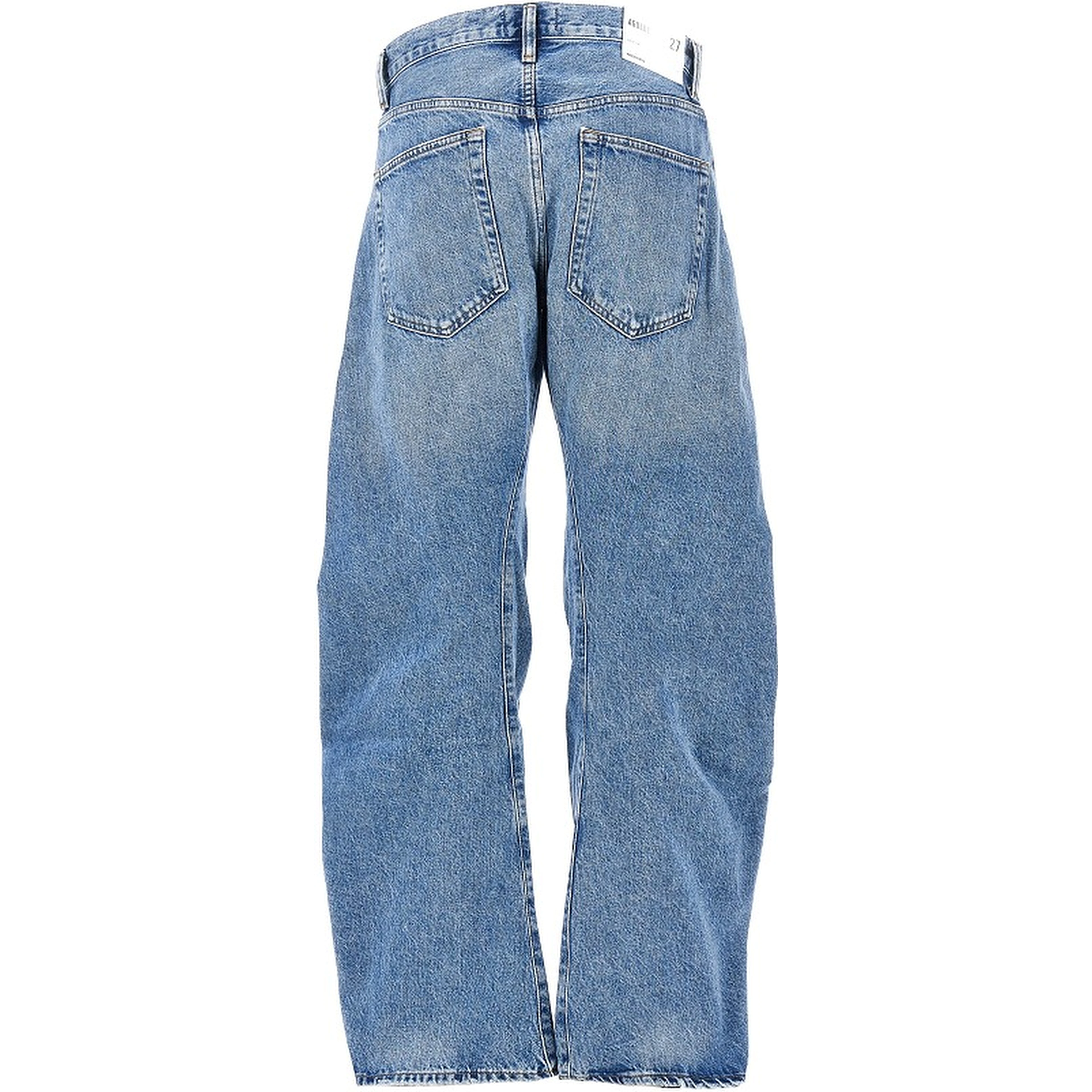 Cotton denim 'Spiral' jeans