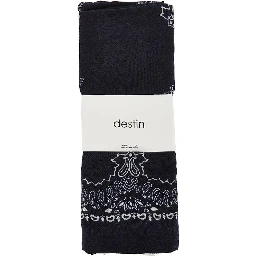 Wool scarf with Bandanda motif