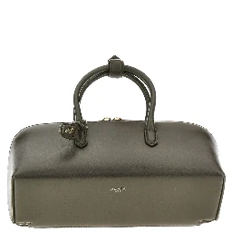 Box leather small 'Delta' bag