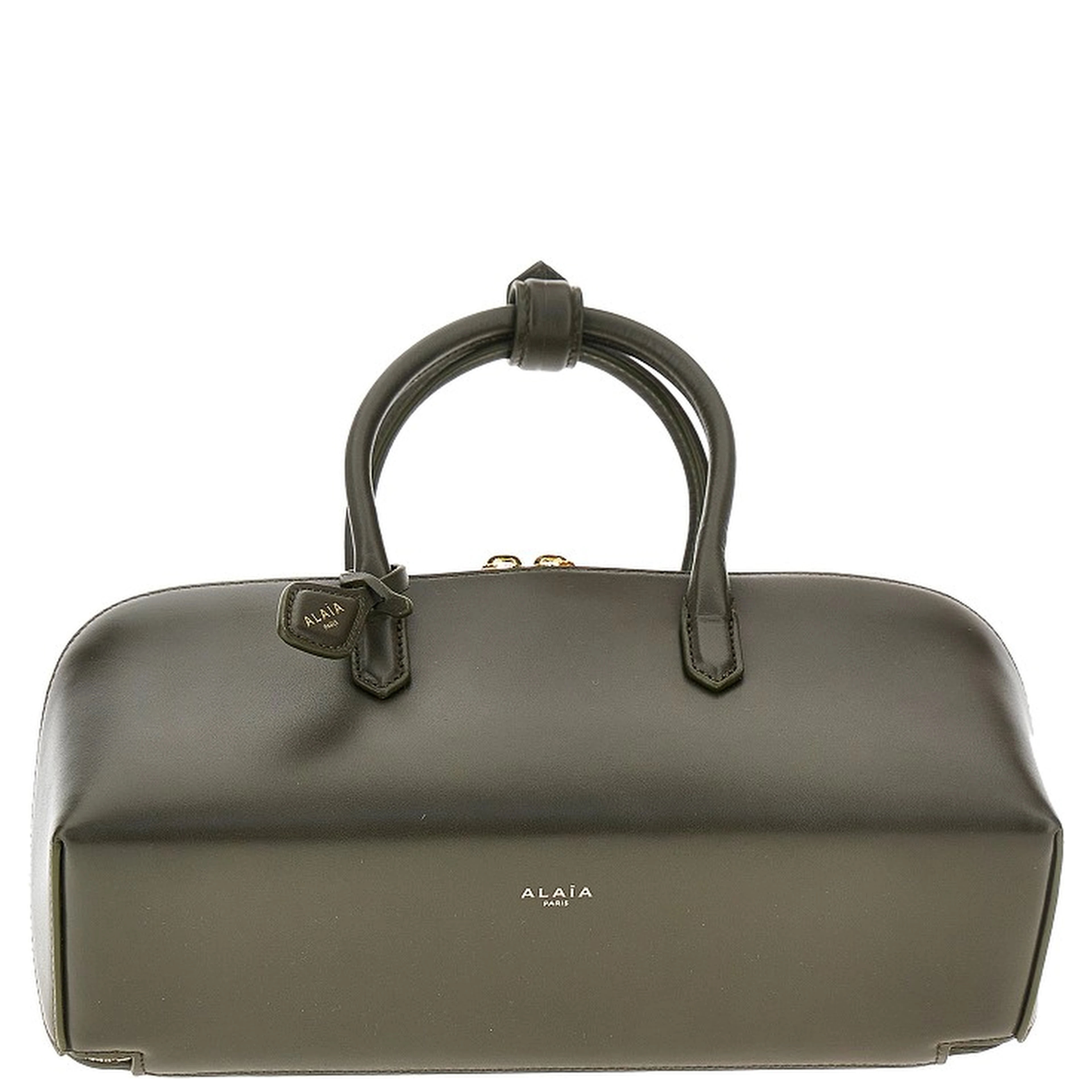 Box leather small 'Delta' bag