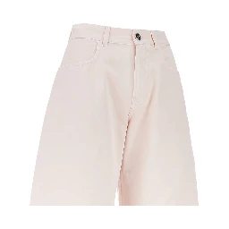 Denim rounded pants