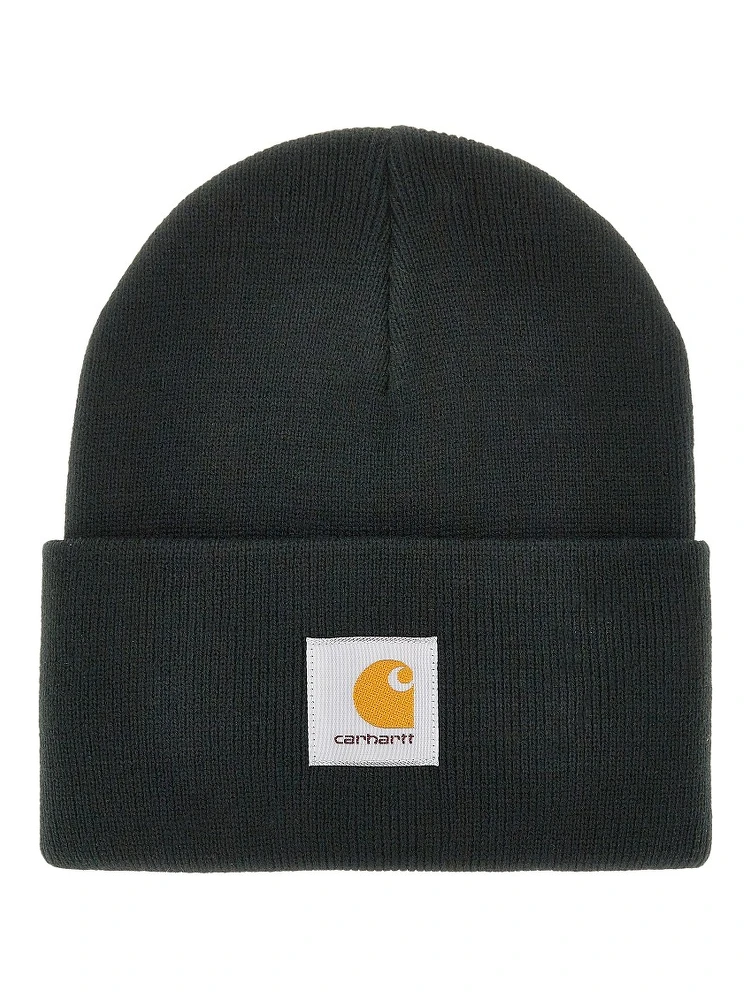 Logo patch beanie