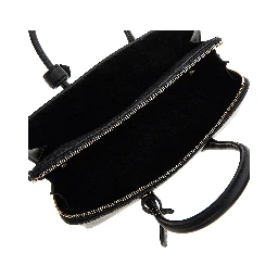 Box leather small 'Delta' bag