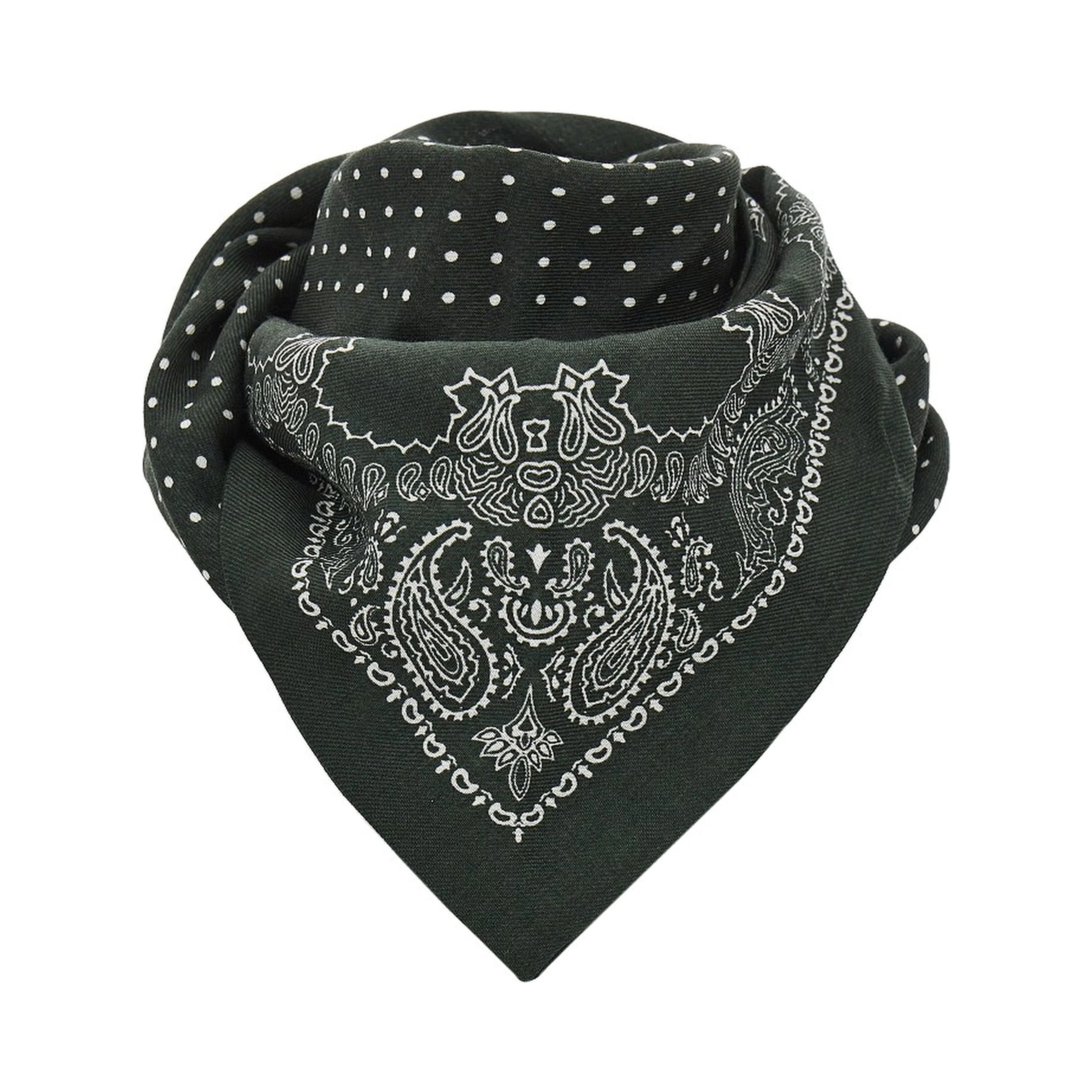 Wool scarf with Bandanda motif