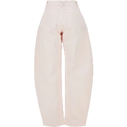 Denim rounded pants