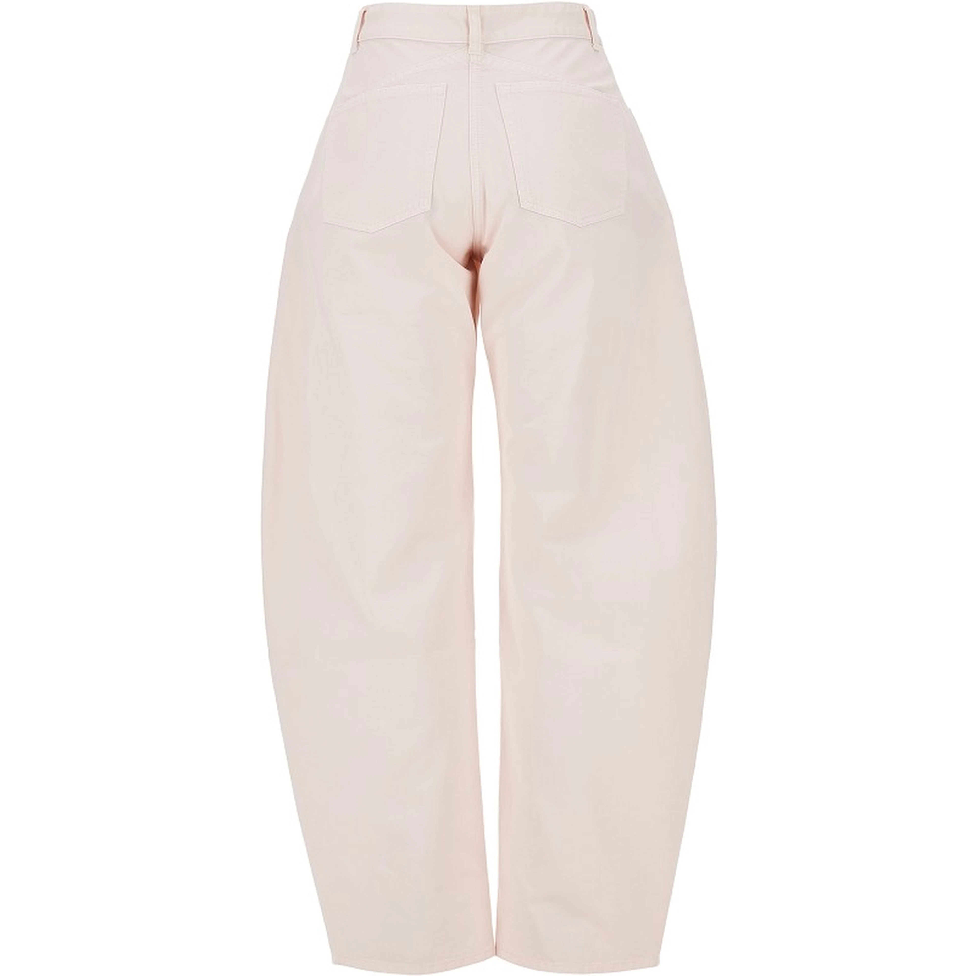 Denim rounded pants