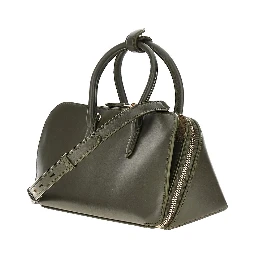 Box leather small 'Delta' bag