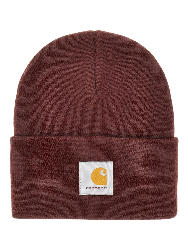 Logo patch beanie