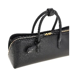 Box leather small 'Delta' bag
