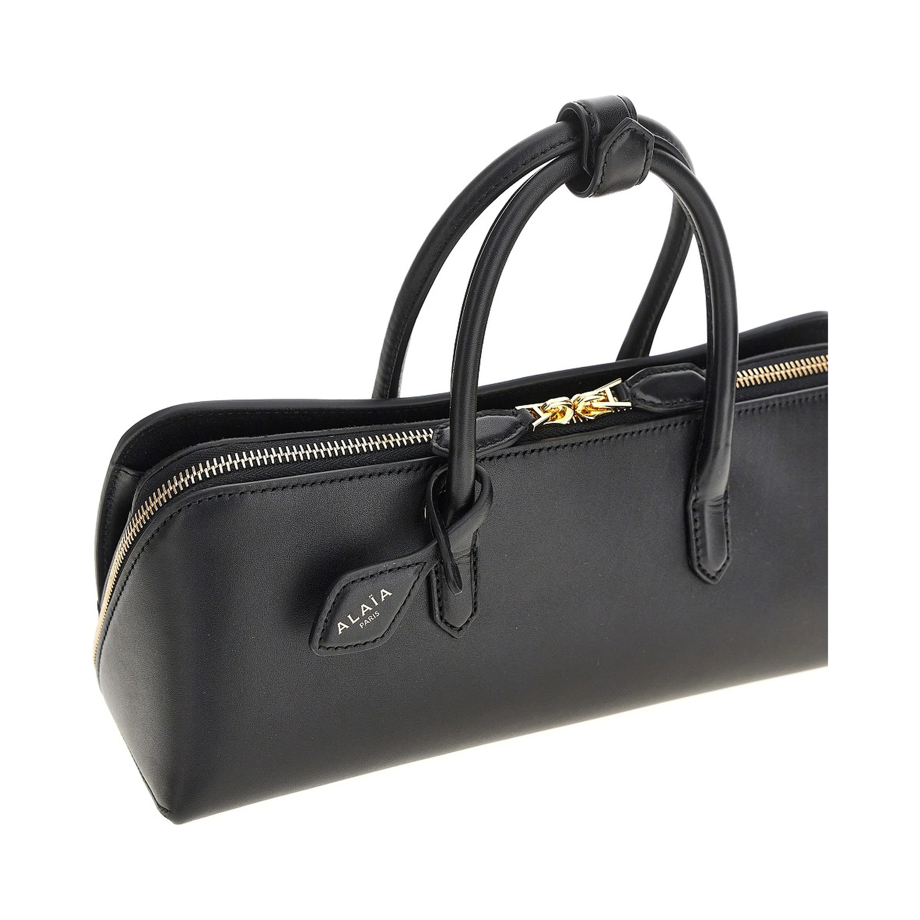 Box leather small 'Delta' bag